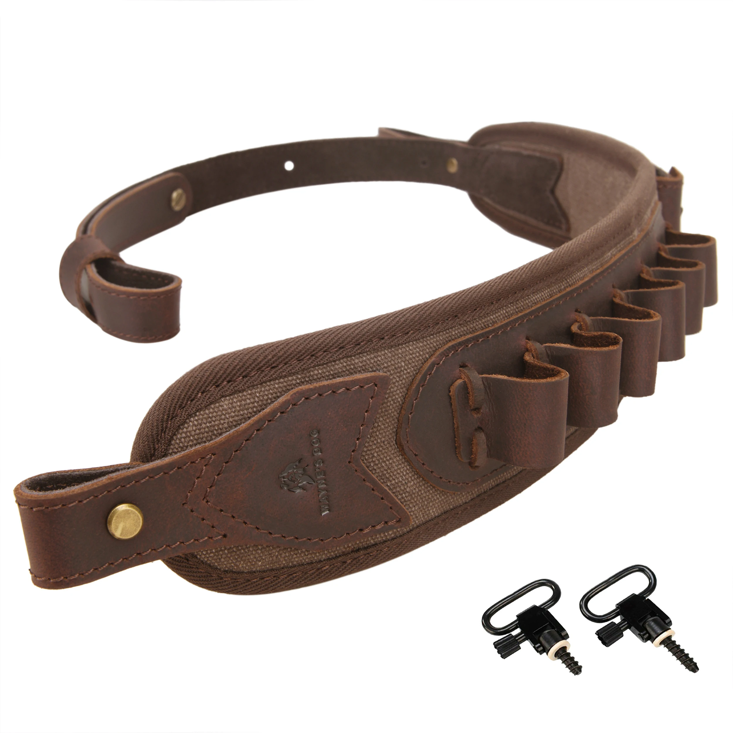 Canvas Cowhide Cartridges Shoulder Straps Leather Shotgun Shell Holder Sling for .308 .45-70 .22lr
Canvas Cowhide Cartridges Shoulder Straps Leather Shotgun Shell Holder Sling for .308 .45-70 .22lr