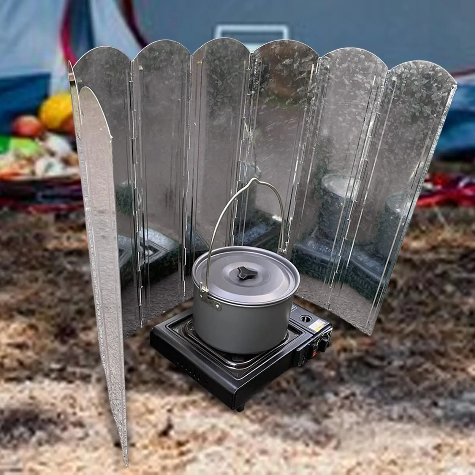 Portable Camping Stove Windscreen Foldable Zinc Alloy Wind Blocker Outdoor Kitchen Gear for Camping Backpacking
Portable Camping Stove Windscreen Foldable Zinc Alloy Wind Blocker Outdoor Kitchen Gear for Camping Backpacking