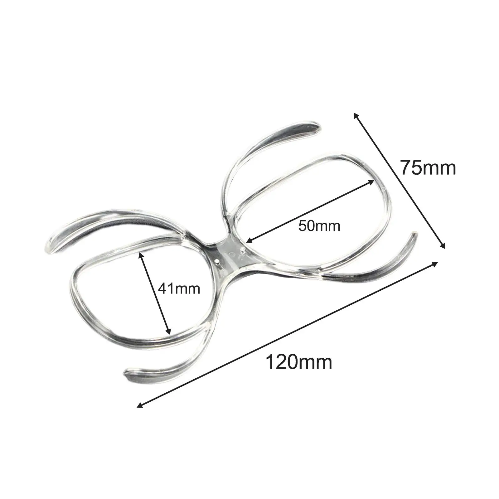 Adjustable Ski Goggles Adaptor Optical Insert Frame Transparent Plastic Mini for Snow Sports Eyewear
Adjustable Ski Goggles Adaptor Optical Insert Frame Transparent Plastic Mini for Snow Sports Eyewear