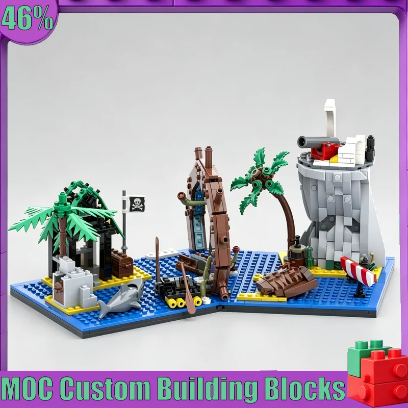 637PCS Pirate Adventure Diorama MOC Model Custom Puzzle Architecture DIY Assembly Educational Toy Gift Collection Popular Blocks
637PCS Pirate Adventure Diorama MOC Model Custom Puzzle Architecture DIY Assembly Educational Toy Gift Collection Popular Blocks