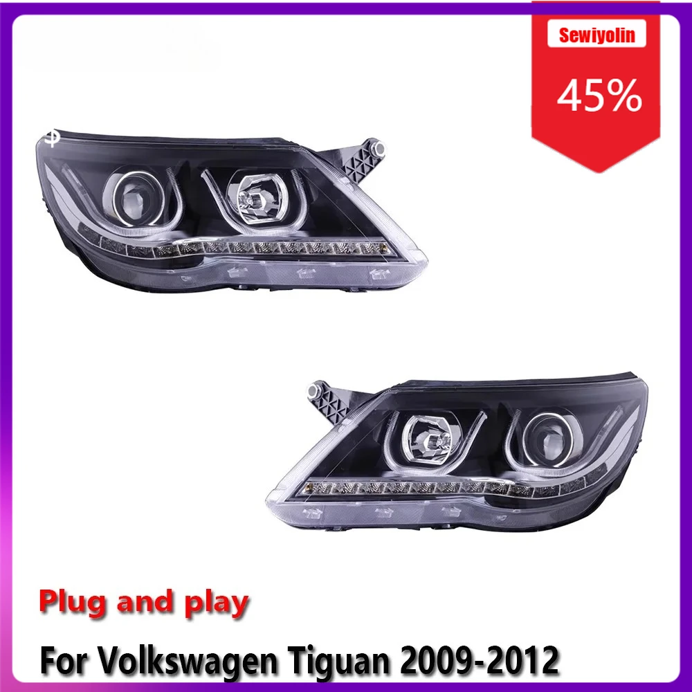 Sewiyolin Car LED Lamp Headlight Assemblies For Volkswagen Tiguan 2009-2012 Fog DRL Brake Turn Signal Lamp Plug And Play 
Sewiyolin Car LED Lamp Headlight Assemblies For Volkswagen Tiguan 2009-2012 Fog DRL Brake Turn Signal Lamp Plug And Play