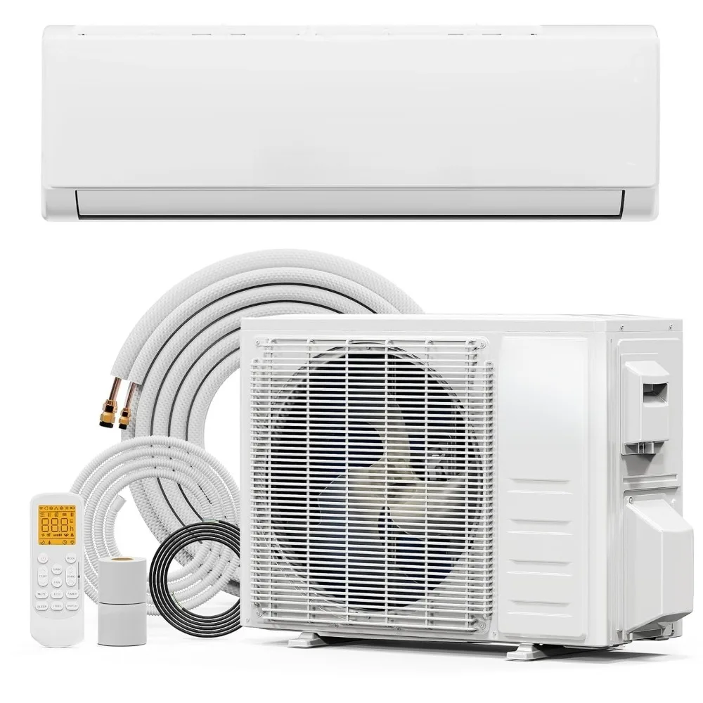 9000 BTU Mini Split AC/Heating System with Inverter, 19 SEER2 Energy Saving 115V Ductless Split-System Air, Customized
9000 BTU Mini Split AC/Heating System with Inverter, 19 SEER2 Energy Saving 115V Ductless Split-System Air, Customized