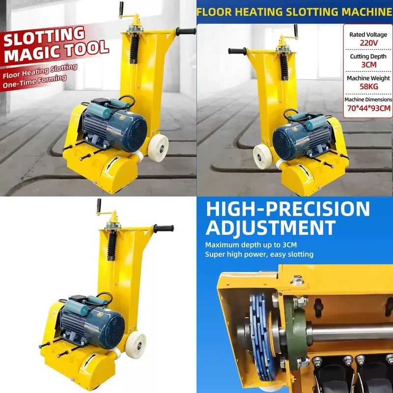 Electric 220V Grooving Depth 30mm Grooving Width 20mm 30mm Concrete Road Ground Floor Grooving Machines
Electric 220V Grooving Depth 30mm Grooving Width 20mm 30mm Concrete Road Ground Floor Grooving Machines