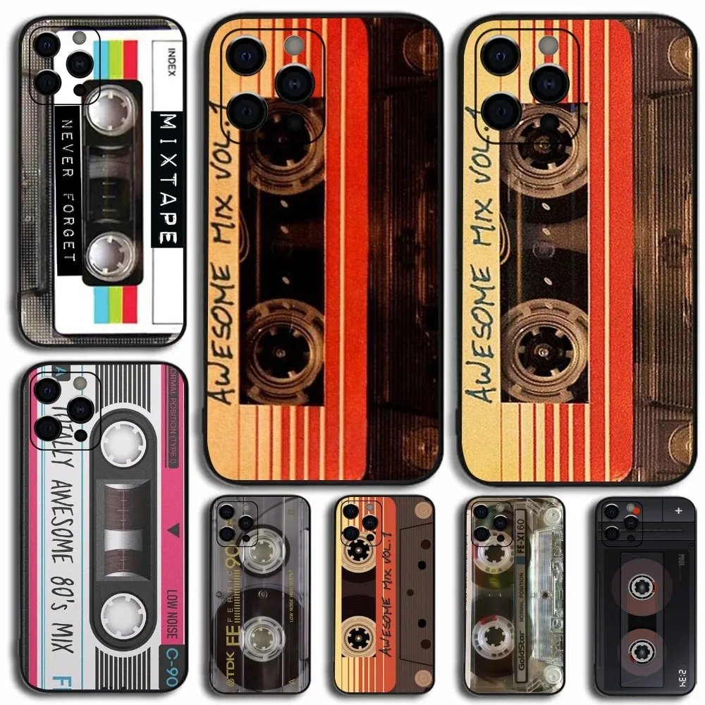 Cassette Tape Phone Case For Apple iPhone 15,14,13,12,11,Pro,X,XS,Max,XR,Plus,Mini Soft Black Cover
Cassette Tape Phone Case For Apple iPhone 15,14,13,12,11,Pro,X,XS,Max,XR,Plus,Mini Soft Black Cover