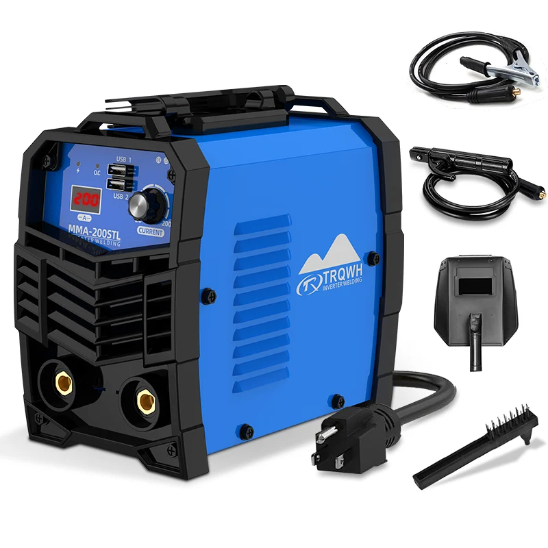 TRQ 200A Portable Welder Customizable MMA Arc Stick Welding Machine for Steel for Different Scenarios With USB Charging Port
TRQ 200A Portable Welder Customizable MMA Arc Stick Welding Machine for Steel for Different Scenarios With USB Charging Port