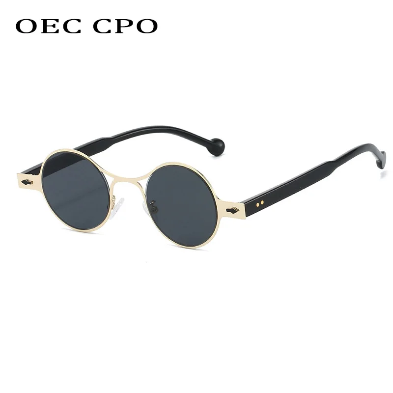 OEC CPO Metal Punk Round Sunglasses Women Fashion Shades UV400 Rivets Sun Glasses Female Candy Color Gradient Men Eyewear
OEC CPO Metal Punk Round Sunglasses Women Fashion Shades UV400 Rivets Sun Glasses Female Candy Color Gradient Men Eyewear
