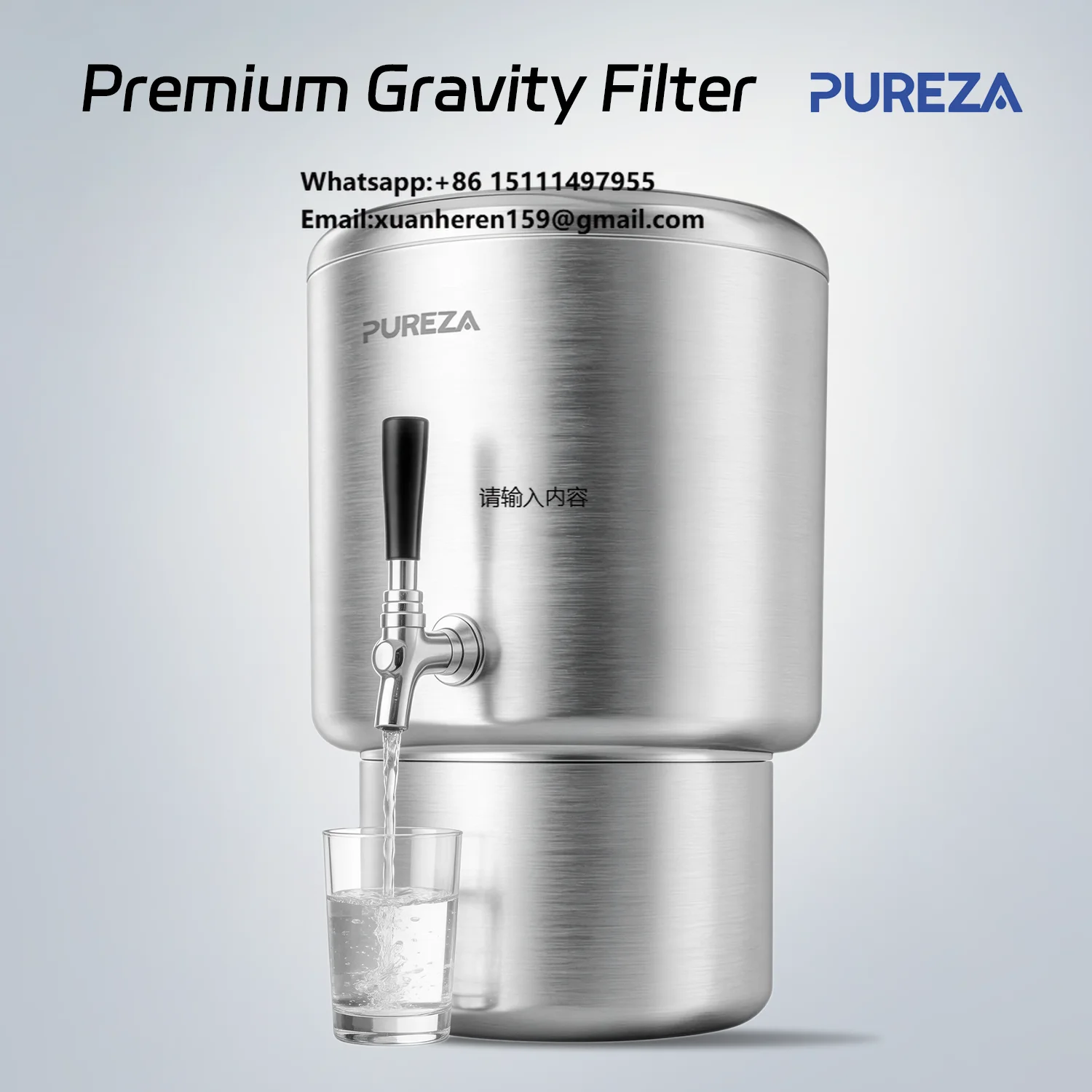 PUREZA 2.25 Gallon Gravity Water Filter System | Countertop Purifier for Home & Kitchen Outdoor| Reduce PFAS, PFOS
PUREZA 2.25 Gallon Gravity Water Filter System | Countertop Purifier for Home & Kitchen Outdoor| Reduce PFAS, PFOS