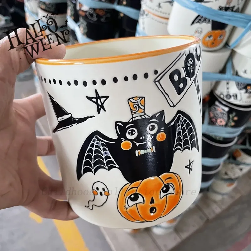 Halloween Series Pumpkin Owl Action Figure Toys Anime Ceramic Relief Pen Holder Storage Jar Storage Jar Flower Tube Friends Gift
Halloween Series Pumpkin Owl Action Figure Toys Anime Ceramic Relief Pen Holder Storage Jar Storage Jar Flower Tube Friends Gift