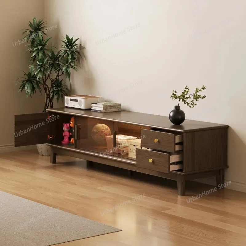Solid Wood TV Cabinet Household Living Room Locker Retro Simple TV Cabinet Small Apartment Wall Floor Storage Cabinet
Solid Wood TV Cabinet Household Living Room Locker Retro Simple TV Cabinet Small Apartment Wall Floor Storage Cabinet