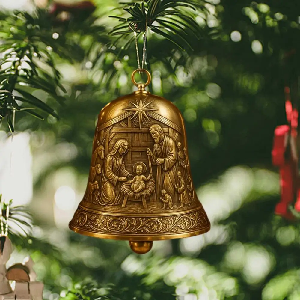 Bell Ornaments for Christmas High-quality Christmas Decorations Catholic Nativity Scene Bell Ornaments for Christian
Bell Ornaments for Christmas High-quality Christmas Decorations Catholic Nativity Scene Bell Ornaments for Christian