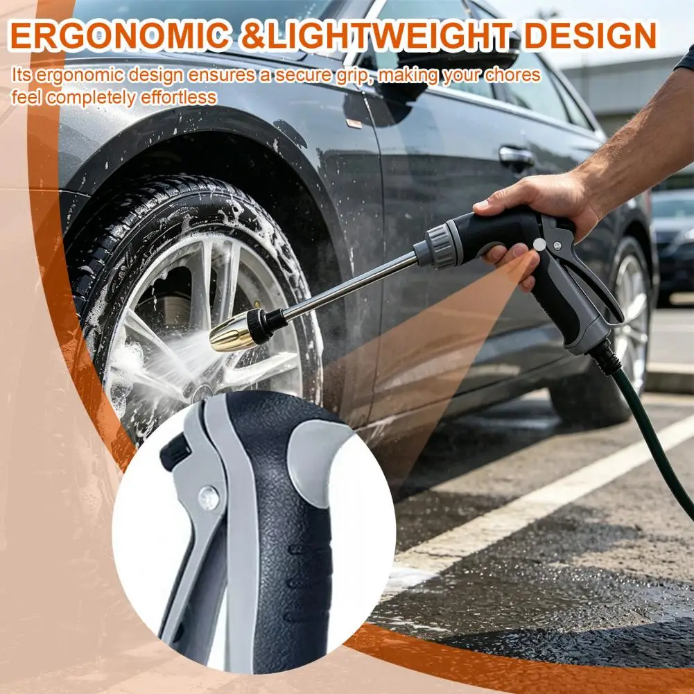 Car Wash Hose Nozzles Wand Hose Nozzle High Pressure Hose Nozzle with Long Wand Heavy Duty Garden Sprayer Adjustable Multi-funct
Car Wash Hose Nozzles Wand Hose Nozzle High Pressure Hose Nozzle with Long Wand Heavy Duty Garden Sprayer Adjustable Multi-funct