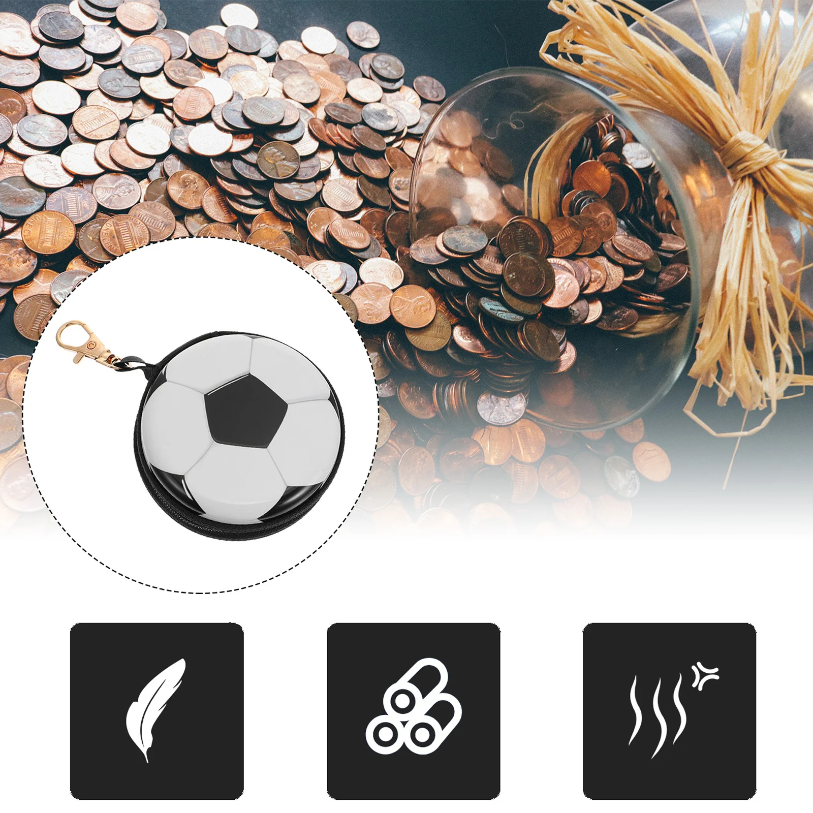 2Pcs Cartoon Tinplate Coin Purse Ball Pattern Small Wallet Mini Change Purse Zipper Compact Storage Case Earphone Holder
2Pcs Cartoon Tinplate Coin Purse Ball Pattern Small Wallet Mini Change Purse Zipper Compact Storage Case Earphone Holder