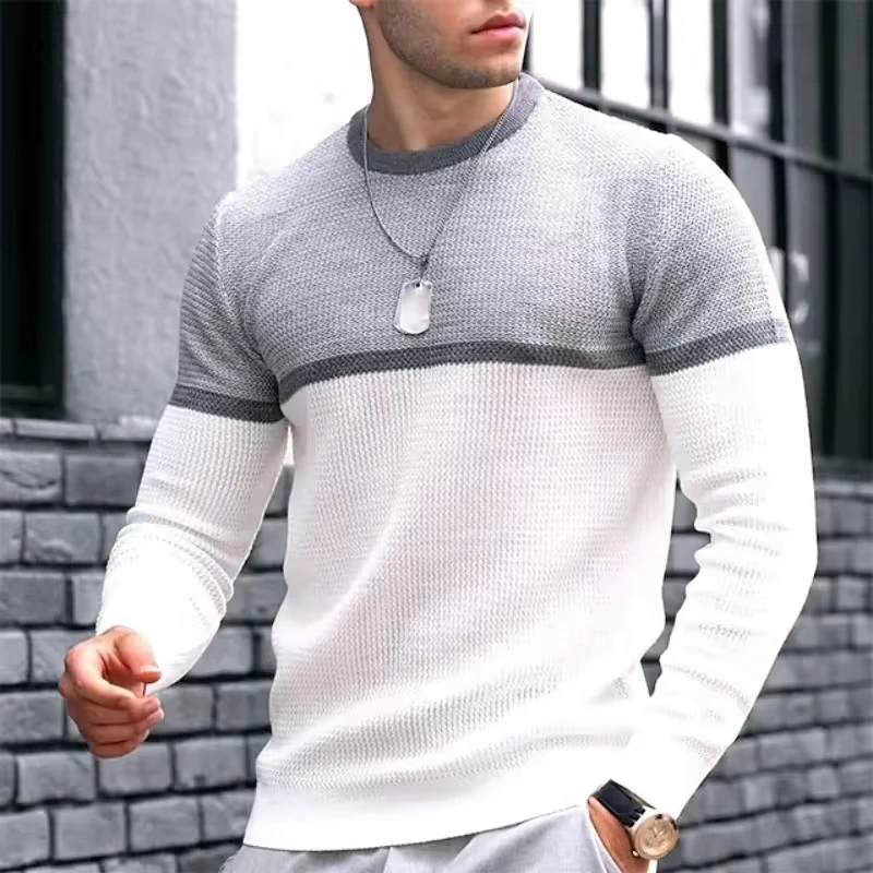 New Spring And Autumn Men's T-Shirt Crew Neck Casual Trend Top Large Size
New Spring And Autumn Men's T-Shirt Crew Neck Casual Trend Top Large Size