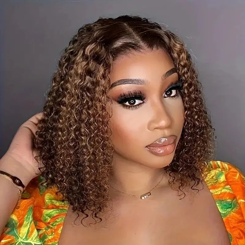 13x4 Glueless Lace Front Wig Human Hair 12 Inch 210% Density Water Wave Wear and Go Pre Plucked Pre Cut Bleached Knots 15A Highlight Ombre Deep Wave Drawstring Wig for Daily Wear
13x4 Glueless Lace Front Wig Human Hair 12 Inch 210% Density Water Wave Wear and Go Pre Plucked Pre Cut Bleached Knots 15A Highlight Ombre Deep Wave Drawstring Wig for Daily Wear