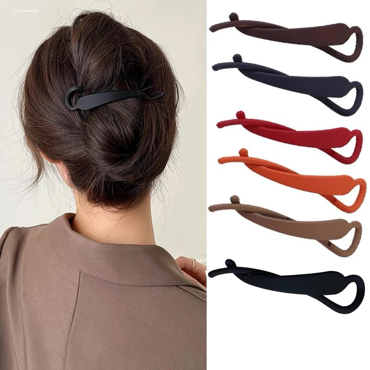 6 Pcs Banana Hair Claw Clips for Women Matte Jaw Clamps Hair Accessories for Thick Thin Fine Hair Strong Hold
6 Pcs Banana Hair Claw Clips for Women Matte Jaw Clamps Hair Accessories for Thick Thin Fine Hair Strong Hold