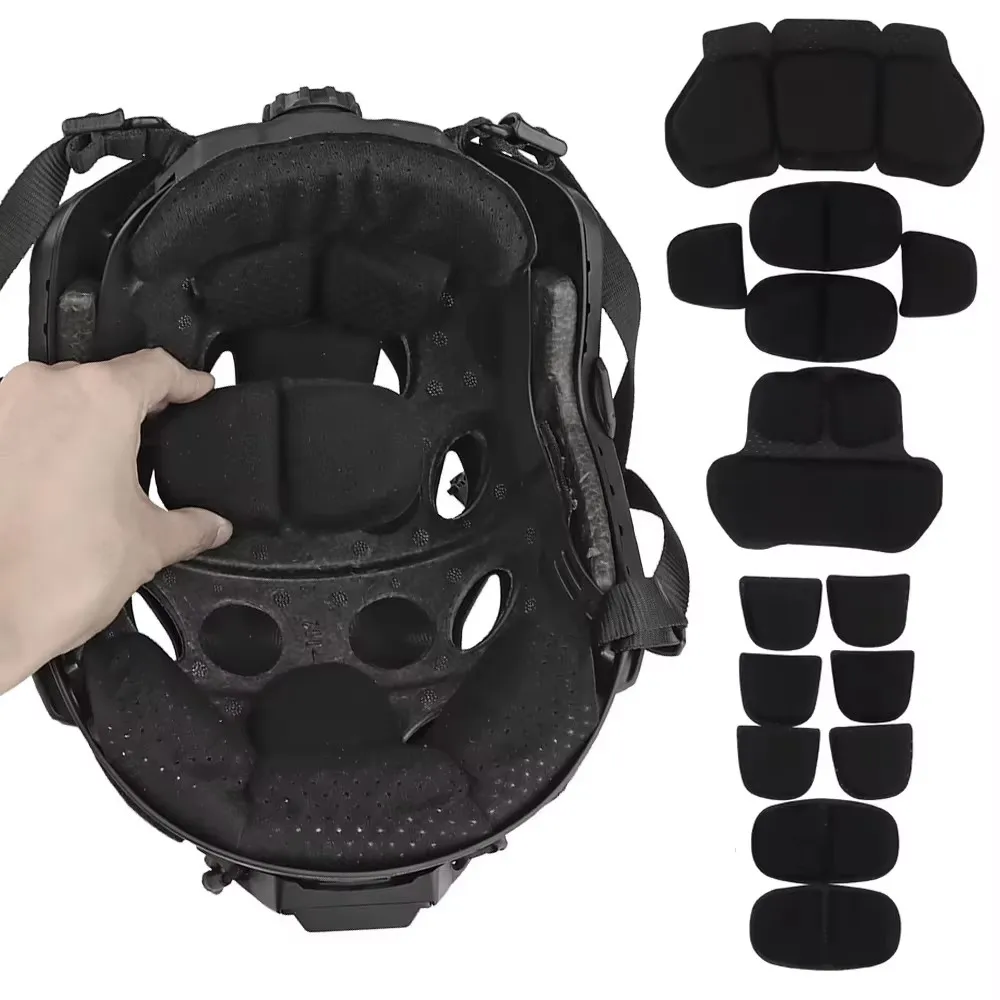 Helmet Inner Padding Kit Tactical Helmet Soft Breathable Protective Pad Memory Foam Pads M-LOCK Fast High Cut Helmet Accessories
Helmet Inner Padding Kit Tactical Helmet Soft Breathable Protective Pad Memory Foam Pads M-LOCK Fast High Cut Helmet Accessories
