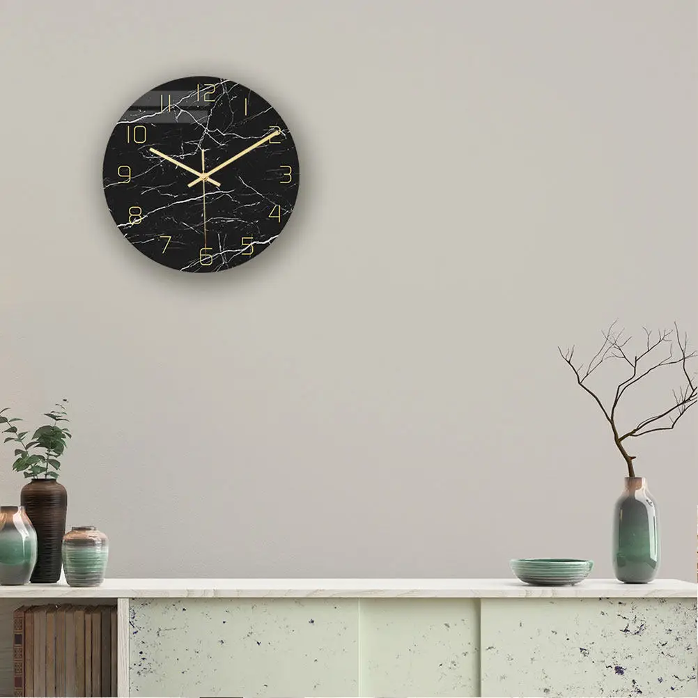 1Pcs Marble Print Wall Clock Non-Ticking Mechanism Easy to Hang Household Clock for Room Office Decor Modern Acrylic Design
1Pcs Marble Print Wall Clock Non-Ticking Mechanism Easy to Hang Household Clock for Room Office Decor Modern Acrylic Design