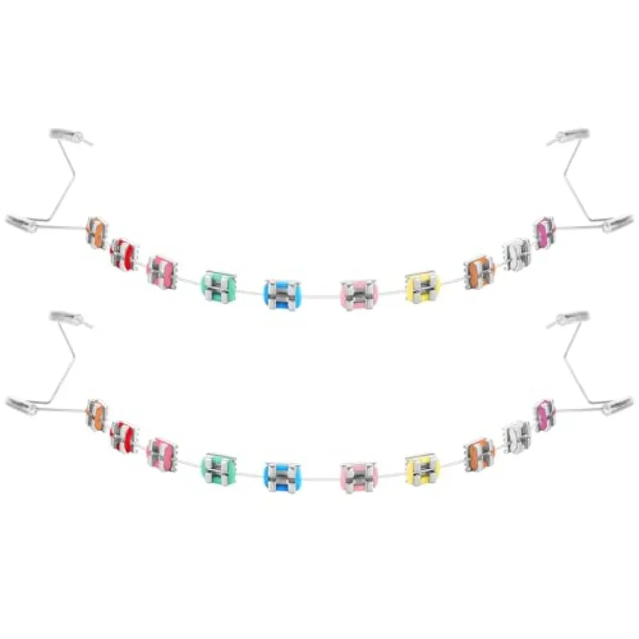 1 Pack Fake Braces Artificial Tooth Decoration with Metal Wires Metal Bracket and Orthodontic Ligature Ties Practice Props for
1 Pack Fake Braces Artificial Tooth Decoration with Metal Wires Metal Bracket and Orthodontic Ligature Ties Practice Props for