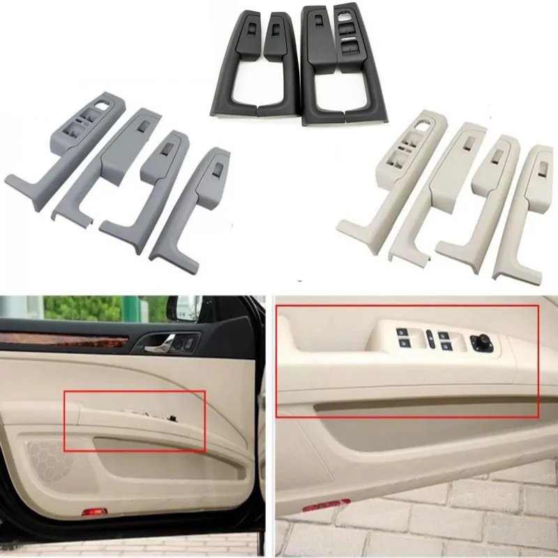 4PCS beige gray black Front rear Inner Door Handle Armrest Frame Switch Control Panel Trim 3TD867157 for Skoda Superb 2008-2013
4PCS beige gray black Front rear Inner Door Handle Armrest Frame Switch Control Panel Trim 3TD867157 for Skoda Superb 2008-2013