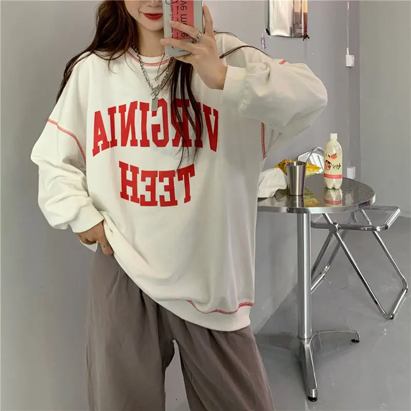 Women'S Sweatshirts Woman Tops Casual Long Sleeve Streetwear Solid Color Lightweight Spring Autumn New Versatile Cropped Slims
Women'S Sweatshirts Woman Tops Casual Long Sleeve Streetwear Solid Color Lightweight Spring Autumn New Versatile Cropped Slims