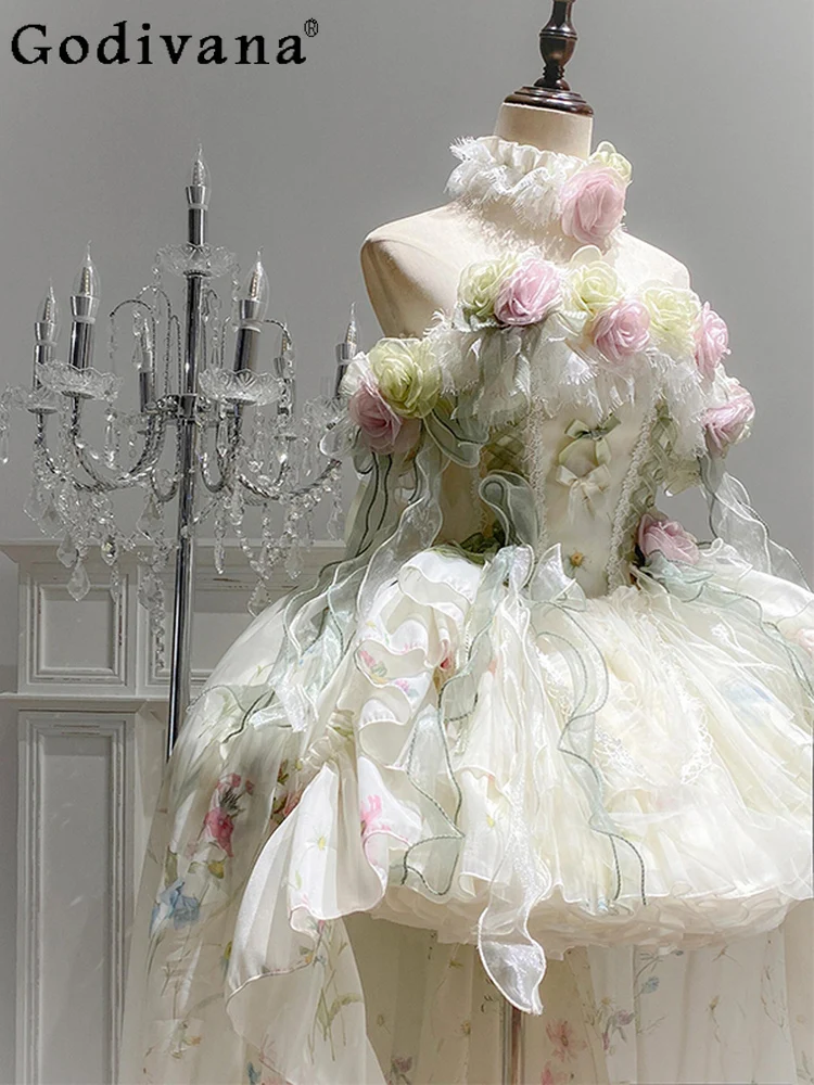 Sweet Girl Dreamy Lolita Japanese Original Mini Short Dress High-end Birthday Party Princess Style Mori Fresh jsk Dress
Sweet Girl Dreamy Lolita Japanese Original Mini Short Dress High-end Birthday Party Princess Style Mori Fresh jsk Dress
