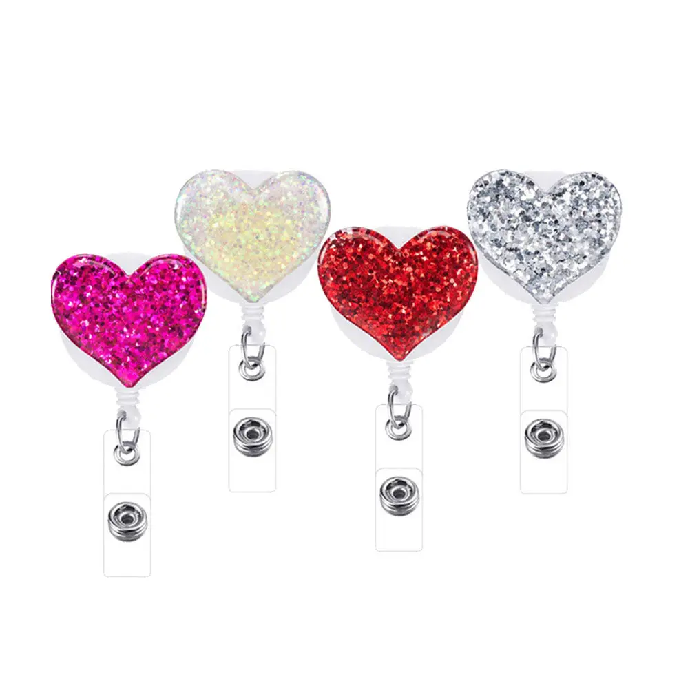 4Pcs Cartoon Heart Shape Nurse Badge Holder Retractable Id Badge Reel Clip for Nurses Teachers Students Office Staff Hospital
4Pcs Cartoon Heart Shape Nurse Badge Holder Retractable Id Badge Reel Clip for Nurses Teachers Students Office Staff Hospital