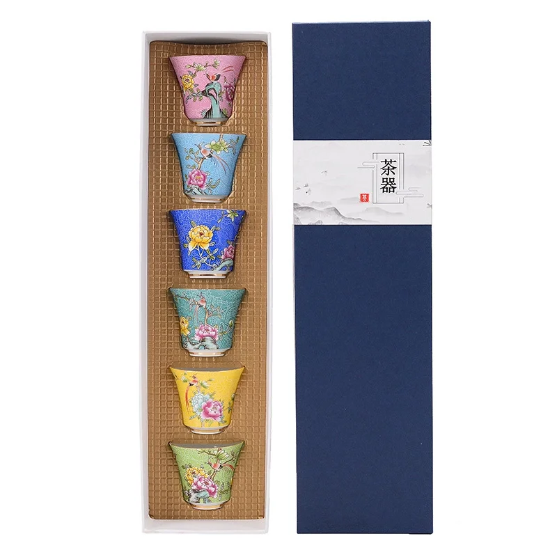 6Pcs Blue and White Ceramic Kung Fu Tea Cup Set Porcelain Afternoon Teacup Espresso Cups Japanese Pottery Tea Bowl
6Pcs Blue and White Ceramic Kung Fu Tea Cup Set Porcelain Afternoon Teacup Espresso Cups Japanese Pottery Tea Bowl