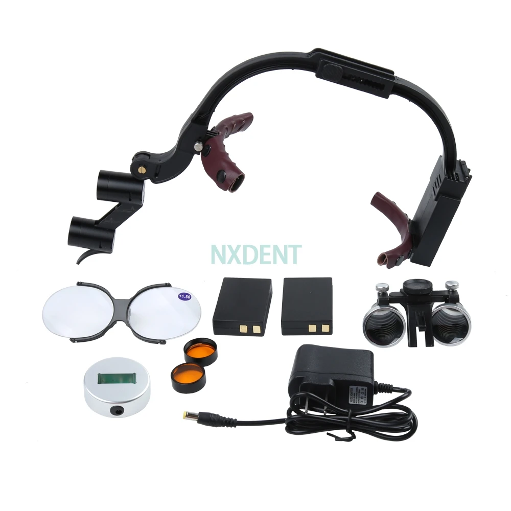 5W Dental LED Head Light Lamp For Magnification Binocular Loupe Light 2.5X 3.5X Dentisit Surgical Headlight Dental Lab Equipment
5W Dental LED Head Light Lamp For Magnification Binocular Loupe Light 2.5X 3.5X Dentisit Surgical Headlight Dental Lab Equipment