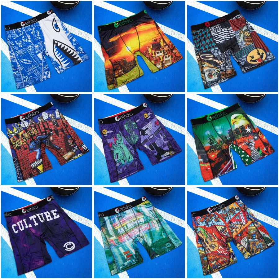 ETHIKA, 1 шт., сексуальное мужское нижнее белье, боксеры, мужские трусы для плавания, большие размеры S-3XL, дышащие мужские трусы с принтом, мужские трусы-боксеры
ETHIKA, 1 шт., сексуальное мужское нижнее белье, боксеры, мужские трусы для плавания, большие размеры S-3XL, дышащие мужские трусы с принтом, мужские трусы-боксеры