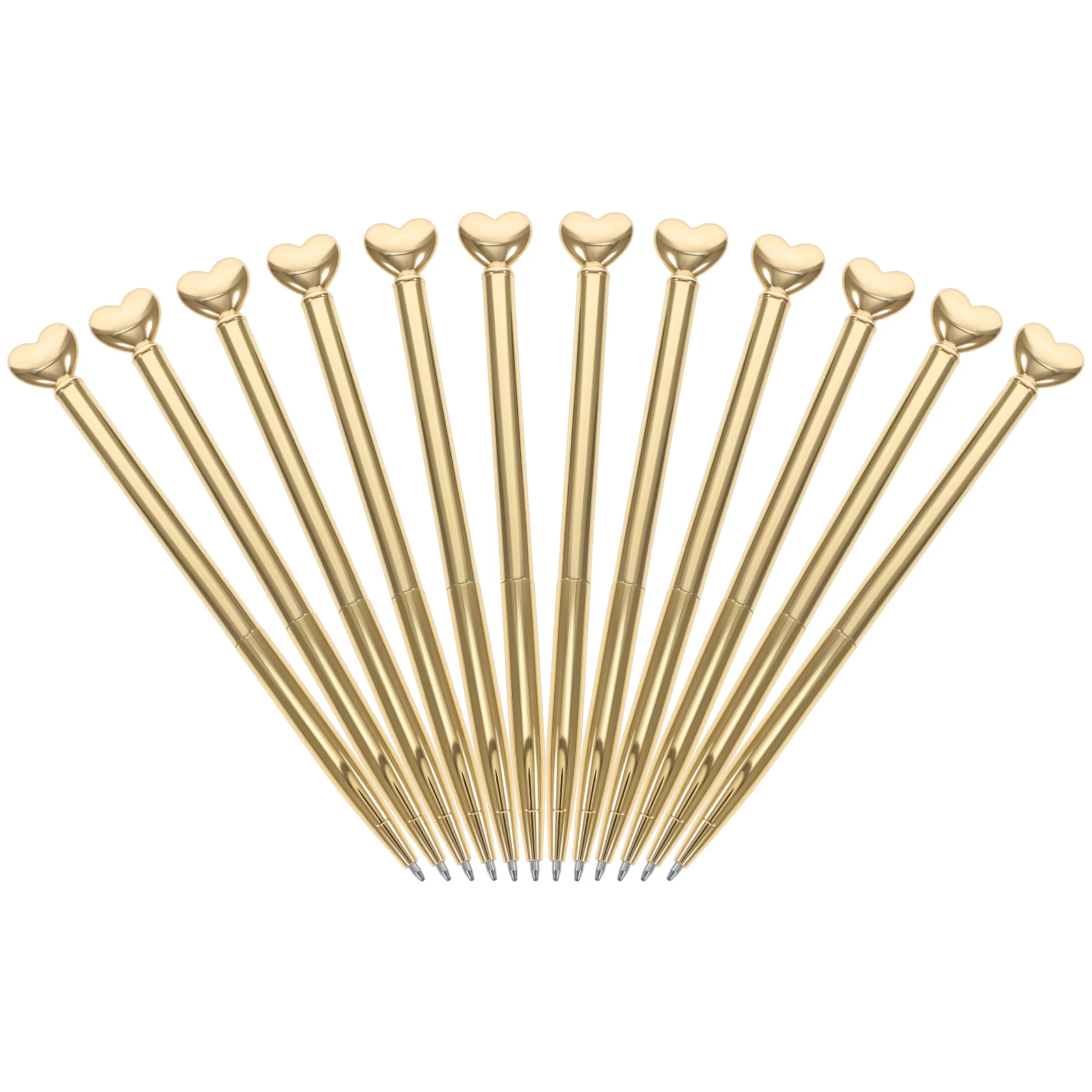 12 Pcs Metal Pen Heart Shaped Ballpoint Pens Smooth Writing Creative Nice for Work Flash Student
12 Pcs Metal Pen Heart Shaped Ballpoint Pens Smooth Writing Creative Nice for Work Flash Student