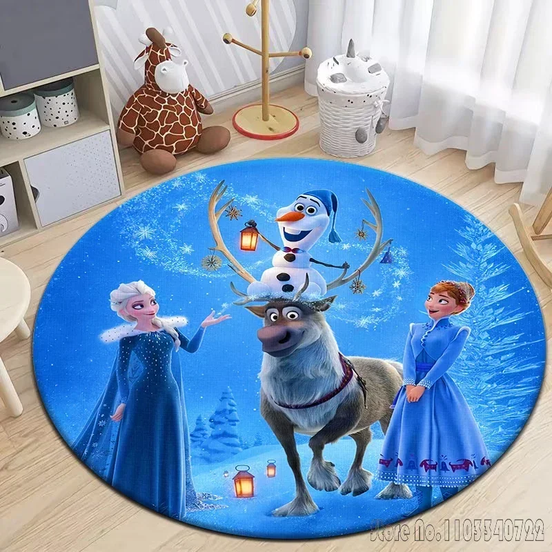 Frozen Elsa Princess HD Cartoon Round Carpet 120cm Crawling Game Non-slip Floor Mat for Kids Rug Living Room Decor
Frozen Elsa Princess HD Cartoon Round Carpet 120cm Crawling Game Non-slip Floor Mat for Kids Rug Living Room Decor