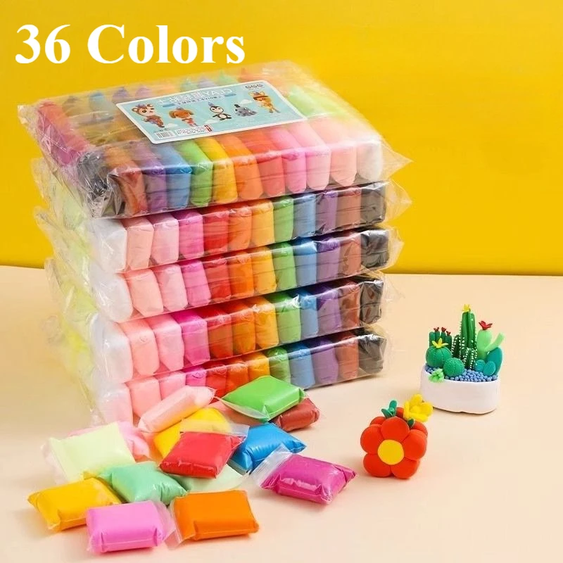 Ultra-light Doughs Polymeer Colored Mud Non-toxic Soft Clay Children Handmade Slime DIY Creative Educational Toys for Kids Gift
Ultra-light Doughs Polymeer Colored Mud Non-toxic Soft Clay Children Handmade Slime DIY Creative Educational Toys for Kids Gift