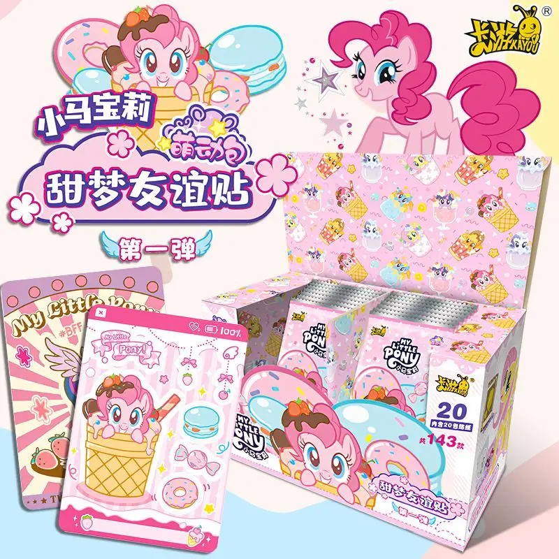 Аутентичные карты Kayou My Little Pony, наклейка дружбы Sweet Dream, милая принцесса, аниме, коллекционная карта, украшение для рабочего стола, подарки
Аутентичные карты Kayou My Little Pony, наклейка дружбы Sweet Dream, милая принцесса, аниме, коллекционная карта, украшение для рабочего стола, подарки