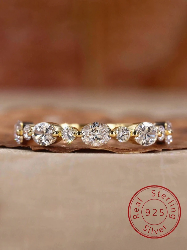 Персонализированное модное овальное кольцо из стерлингового серебра 925 пробы с цирконием для женщин, на помолвку, свадьбу, годовщину, высококачественные ювелирные изделия
Персонализированное модное овальное кольцо из стерлингового серебра 925 пробы с цирконием для женщин, на помолвку, свадьбу, годовщину, высококачественные ювелирные изделия