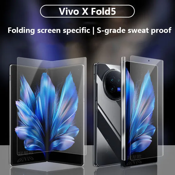 2-IN-1 Hydrogel Film For VIVO X Fold5 Fold 5 Fold3 Pro Fold 3 5G Clear TPU Anti-Fingerprints Hydrogel Full Cover Not Glass
2-IN-1 Hydrogel Film For VIVO X Fold5 Fold 5 Fold3 Pro Fold 3 5G Clear TPU Anti-Fingerprints Hydrogel Full Cover Not Glass