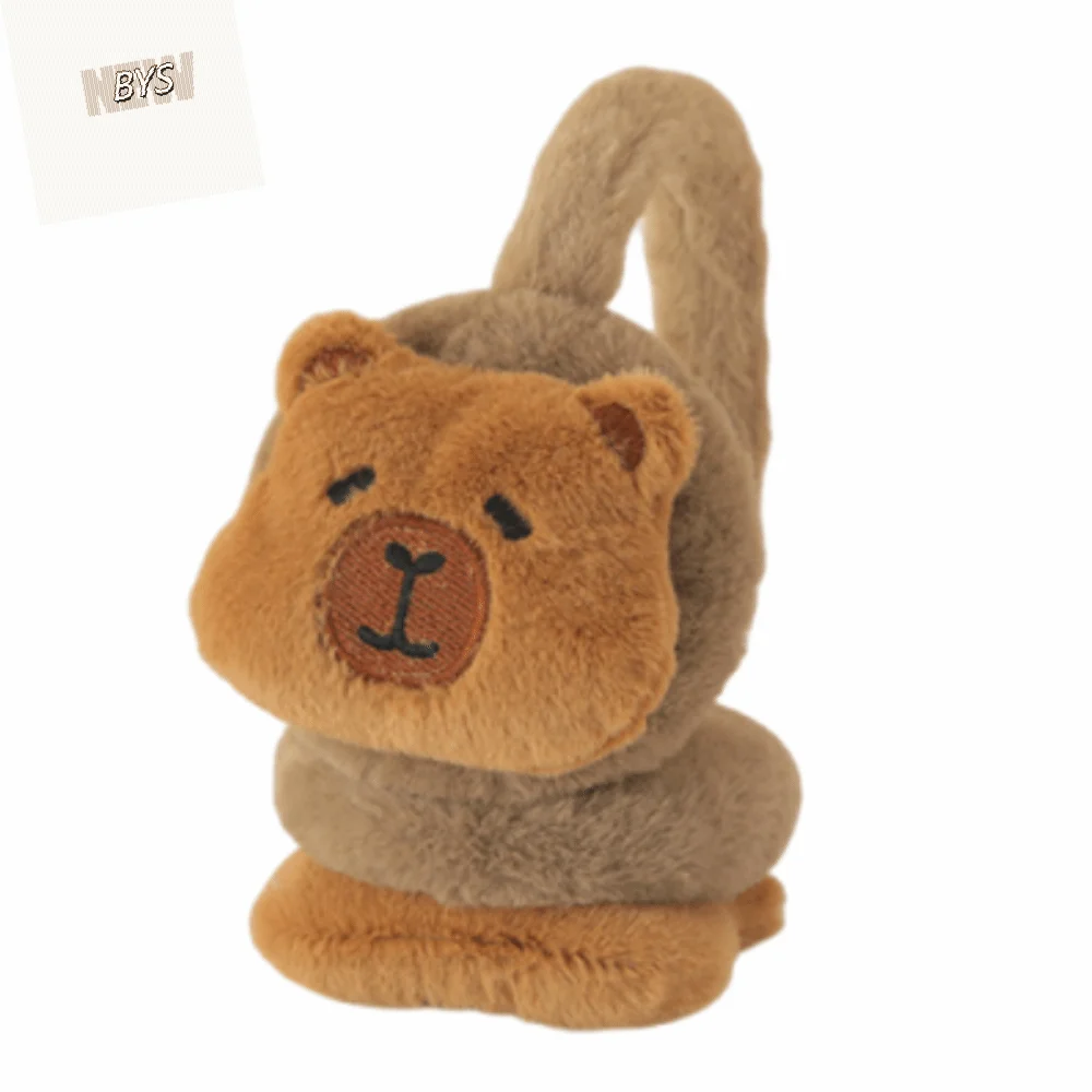Kawaii Cartoon Capybara Plush Earmuffs Windproof Soft Animal Warm Earflaps Adjustable Anti-freezing Cute Ear Cover Holiday Gifts
Kawaii Cartoon Capybara Plush Earmuffs Windproof Soft Animal Warm Earflaps Adjustable Anti-freezing Cute Ear Cover Holiday Gifts