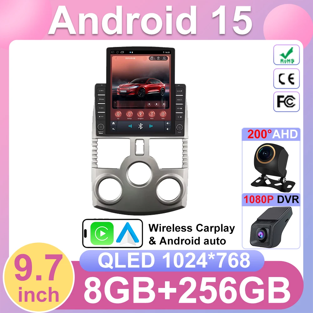 Android 15 Car Radio 9.7" WIFI For TOYOTA RUSH DAIHATSU TERIOS MANULA 2006 GPS Navigation Multimedia Player HDR QLED Dash Cam
Android 15 Car Radio 9.7" WIFI For TOYOTA RUSH DAIHATSU TERIOS MANULA 2006 GPS Navigation Multimedia Player HDR QLED Dash Cam