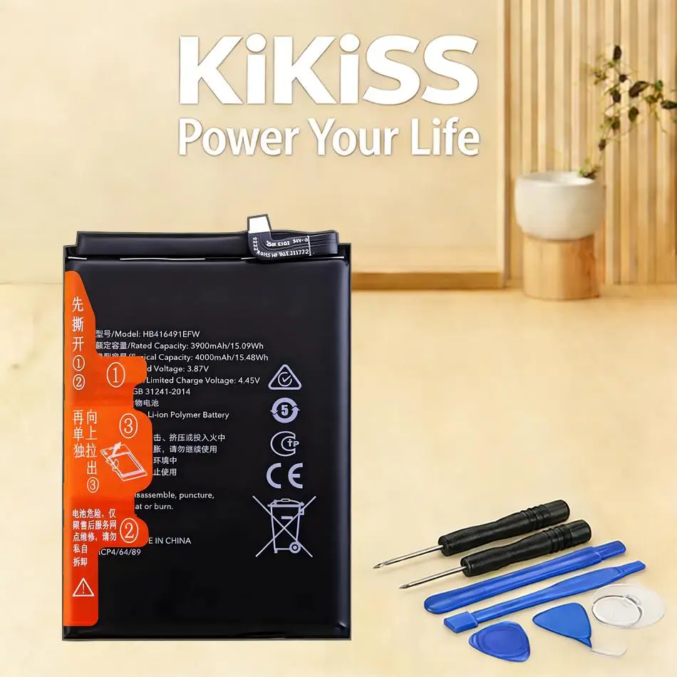 Аккумулятор для мобильного телефона HB416491EFW 4000 мАч для Huawei Honor X40i Play 6T Pro 7T, высокопроизводительный, экологически чистый
Аккумулятор для мобильного телефона HB416491EFW 4000 мАч для Huawei Honor X40i Play 6T Pro 7T, высокопроизводительный, экологически чистый