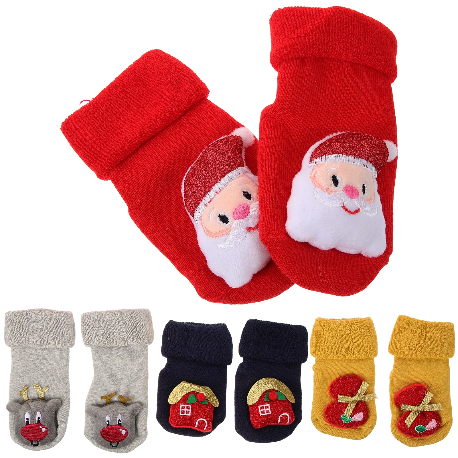 4Pairs Christmas Baby Socks Anti-Skid Soft Floor Socks Winter Thick Knitted Cold Protection Cartoon Christmas Anti-Slip Socks,
4Pairs Christmas Baby Socks Anti-Skid Soft Floor Socks Winter Thick Knitted Cold Protection Cartoon Christmas Anti-Slip Socks,