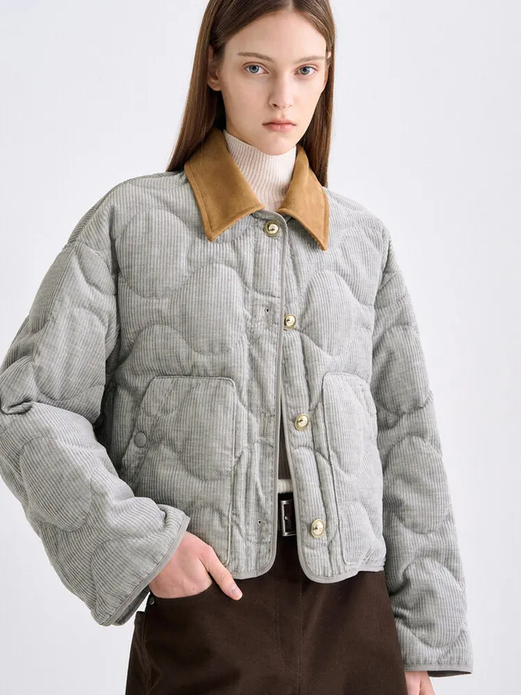 MICOAT Vintage Lightweight Suede Velvet Quilted Du down Jaet Women's Removable Cuff Patterned Casual Sle Long Sve
MICOAT Vintage Lightweight Suede Velvet Quilted Du down Jaet Women's Removable Cuff Patterned Casual Sle Long Sve