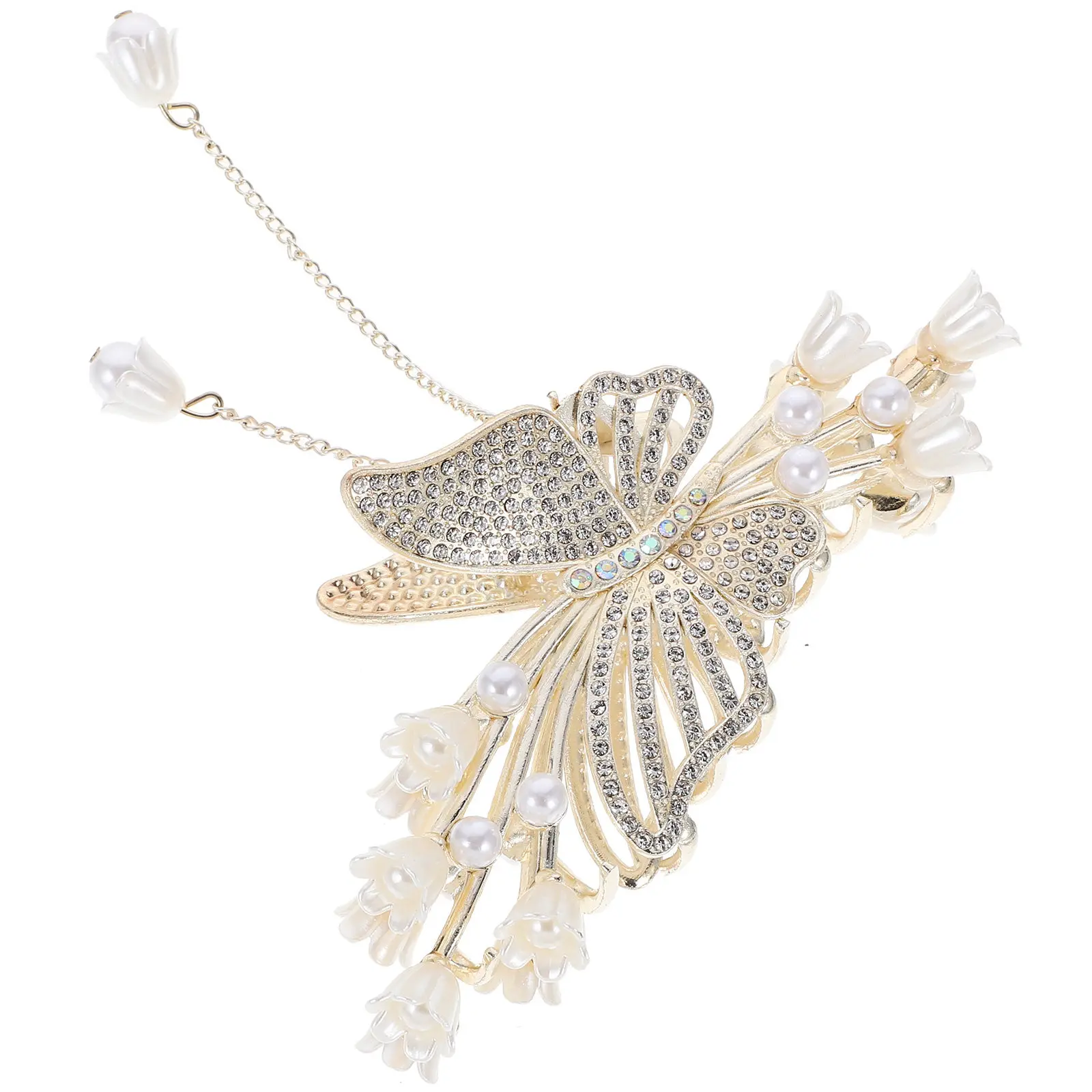 Metal Rhinestone Hair Clip Butterfly Shape Pearl Decorative Claw Clip for Women Teens Small Rhinestone Hair Accessories Claw
Metal Rhinestone Hair Clip Butterfly Shape Pearl Decorative Claw Clip for Women Teens Small Rhinestone Hair Accessories Claw