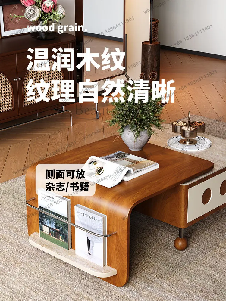 yj9 2026 new living room home modern simple Italian light luxury high sense solid wood coffee table
yj9 2026 new living room home modern simple Italian light luxury high sense solid wood coffee table