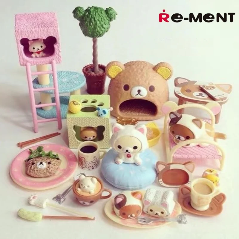 Re Ment Rilakkuma Miniature Cat Cafe Figure Collectible Blind Box Cake Set Desktop Ornament For Adult Collection Display
Re Ment Rilakkuma Miniature Cat Cafe Figure Collectible Blind Box Cake Set Desktop Ornament For Adult Collection Display