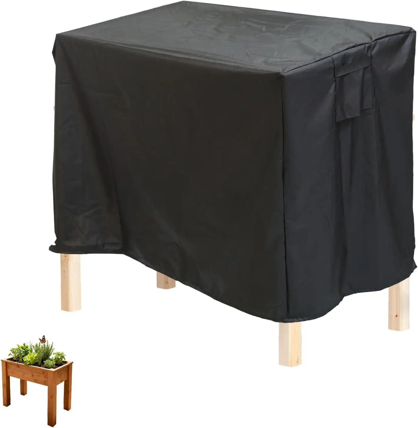 Winter Outdoor Raised Garden Bed Cover, 122x78x62cm/48x30x24in 420D Oxford Cloth Waterproof for Elevated Planter Box Sta
Winter Outdoor Raised Garden Bed Cover, 122x78x62cm/48x30x24in 420D Oxford Cloth Waterproof for Elevated Planter Box Sta