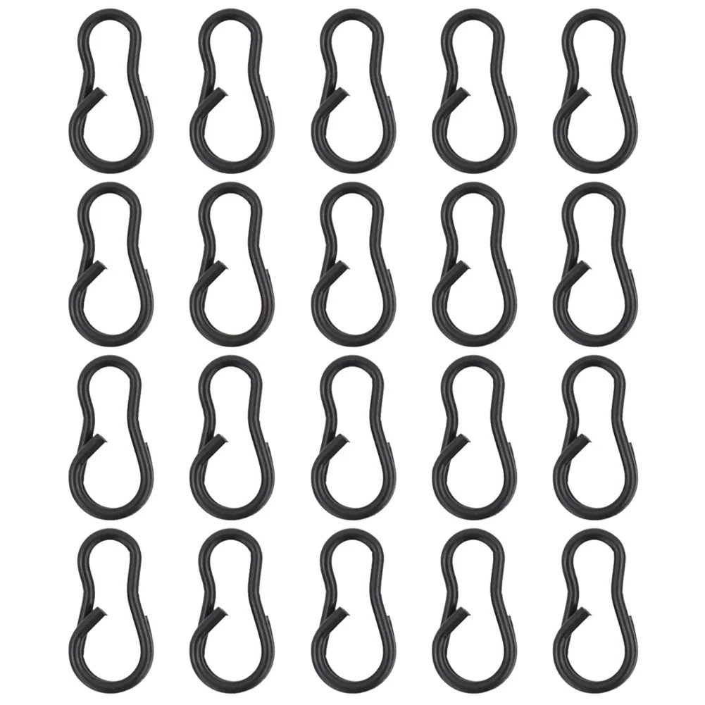 Fishing Snap Clips Stainless Steel Swivel Hook Snap 25pcs/lot Black Carp Terminal Tackle 2023 New High Quality
Fishing Snap Clips Stainless Steel Swivel Hook Snap 25pcs/lot Black Carp Terminal Tackle 2023 New High Quality