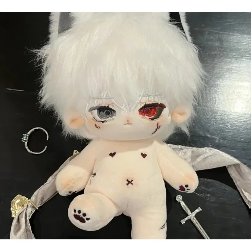 20 см аниме-атрибут Kaneki Ken, красивые белые волосы, плюшевая кукла для косплея, хлопковое платье для тела, одежда, мягкие игрушки
20 см аниме-атрибут Kaneki Ken, красивые белые волосы, плюшевая кукла для косплея, хлопковое платье для тела, одежда, мягкие игрушки