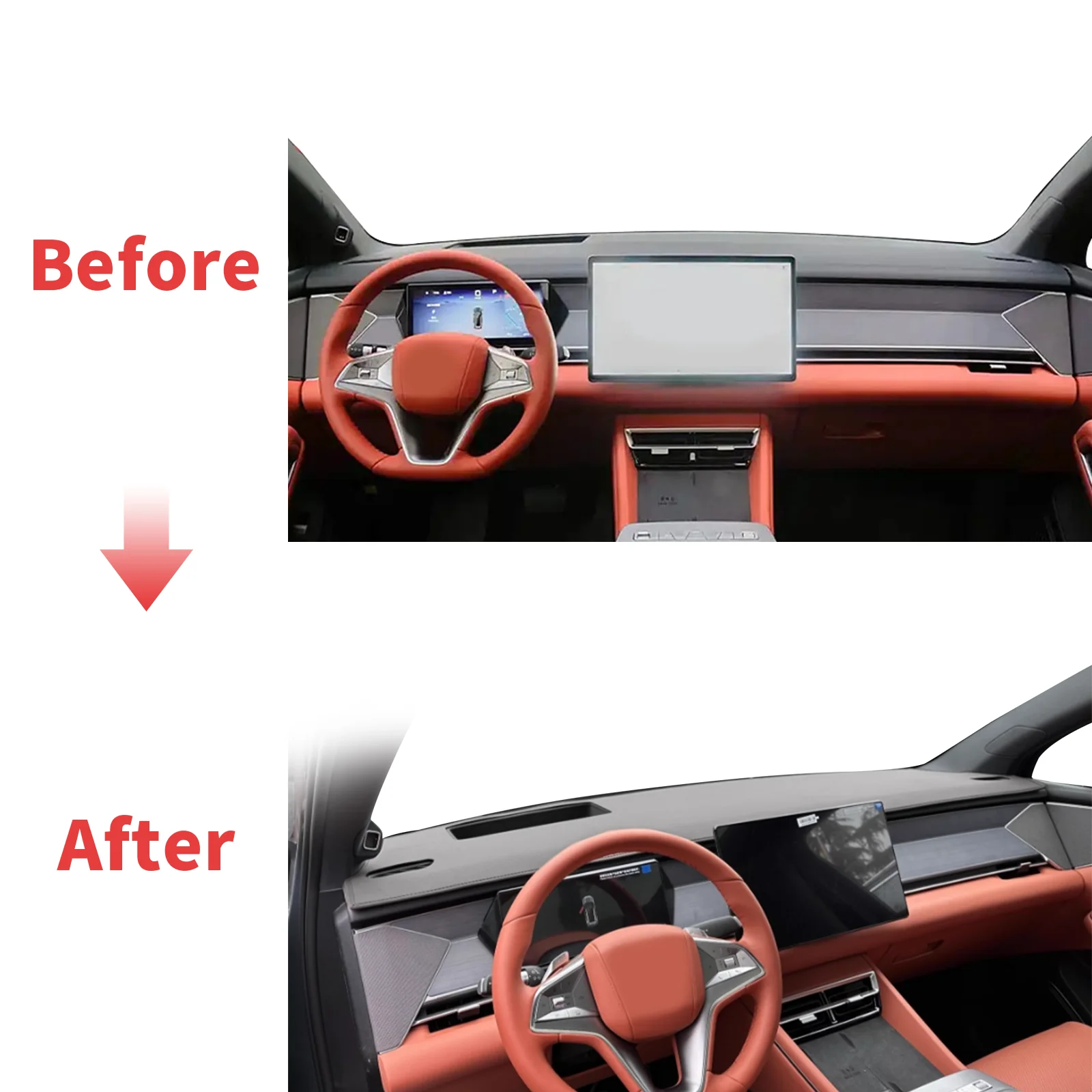 for BYD TANG L EV DM-i Sealion 8 2025-2026 Dashmat Dashboard Cover Pad Accessories DashMat Sunshade Protective Carpet Leather
for BYD TANG L EV DM-i Sealion 8 2025-2026 Dashmat Dashboard Cover Pad Accessories DashMat Sunshade Protective Carpet Leather