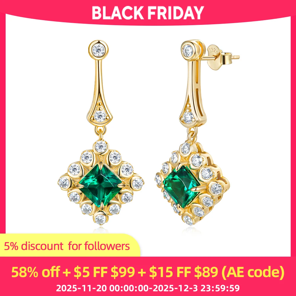 ANDH развивает изумрудные серьги-подвески в стиле ретро для женщин, стерлинговое серебро 925 пробы, лабораторный драгоценный камень, свадебная вечеринка, банкет, ювелирные изделия
ANDH развивает изумрудные серьги-подвески в стиле ретро для женщин, стерлинговое серебро 925 пробы, лабораторный драгоценный камень, свадебная вечеринка, банкет, ювелирные изделия