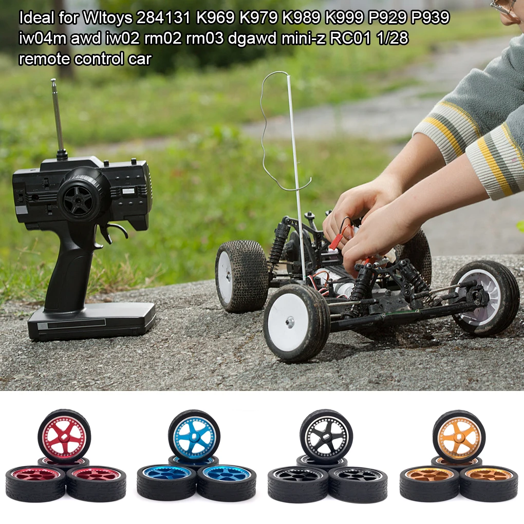4 Pcs 1/28 Remote Control Model Car Wheel Rim Modification Accessory
4 Pcs 1/28 Remote Control Model Car Wheel Rim Modification Accessory