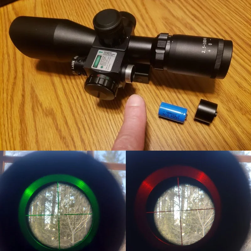 Прицел Mil-dot 2,5-10x40, красно-зеленый, с красной/зеленой лазерной комбинированной зеленой линзой, крепление Пикатинни 20 мм
Прицел Mil-dot 2,5-10x40, красно-зеленый, с красной/зеленой лазерной комбинированной зеленой линзой, крепление Пикатинни 20 мм